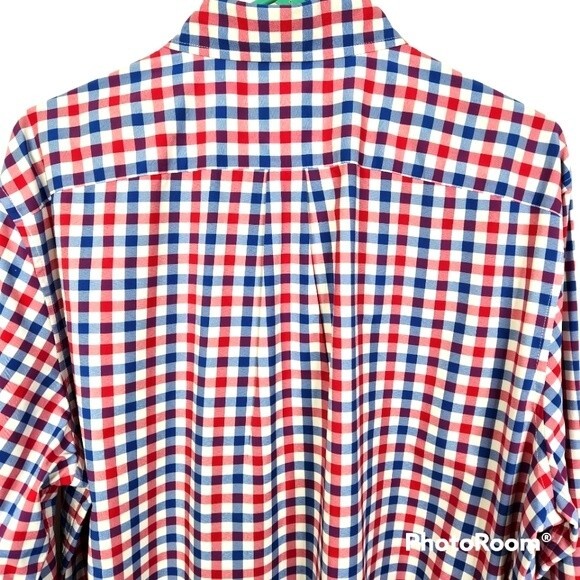 Vineyard Vines Mens Performance Classic Fit Long Sleeve Trucker Shirt Size L - Picture 4 of 6